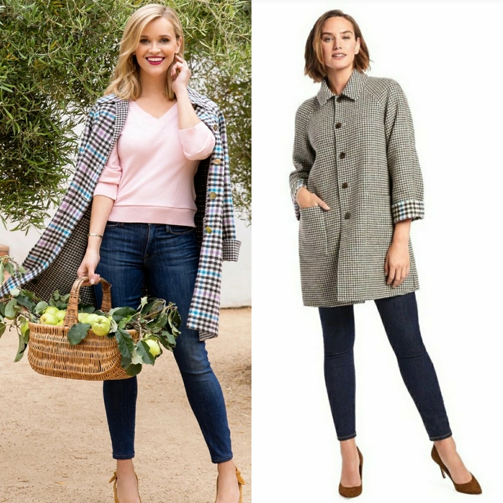 Draper James Reversible Swing Coat in Size X-Small/Small